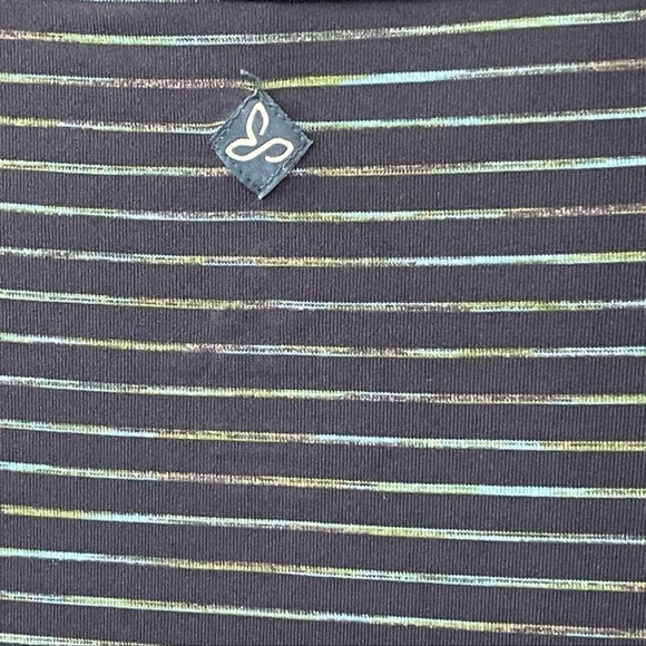 Prana blue scramble athletic high neck long sleeve dress womens size small - Picture 4 of 8